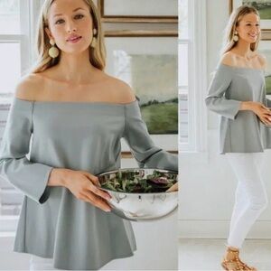 Tuckernuck Gray Women's Blouse